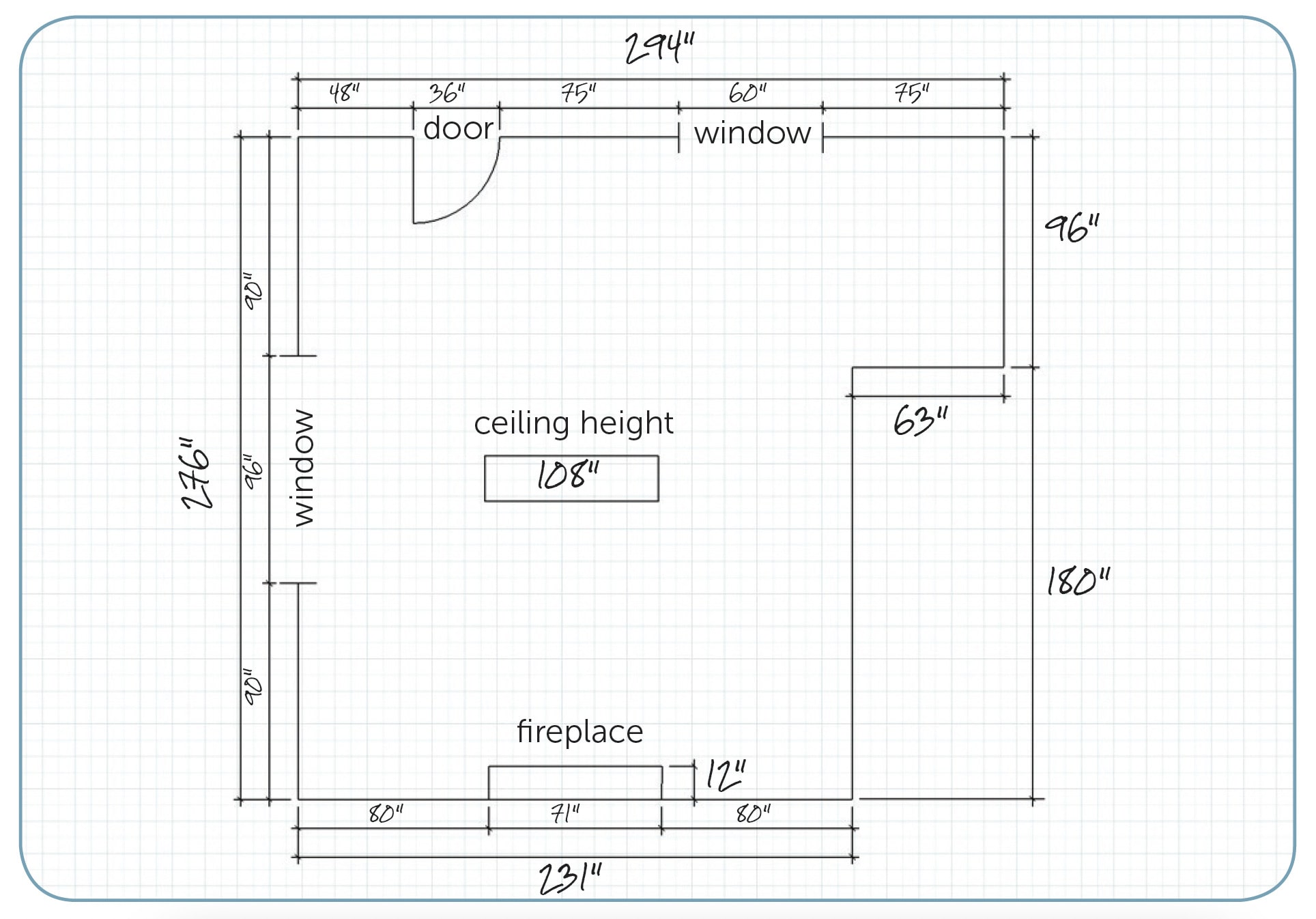 measure an indoor space